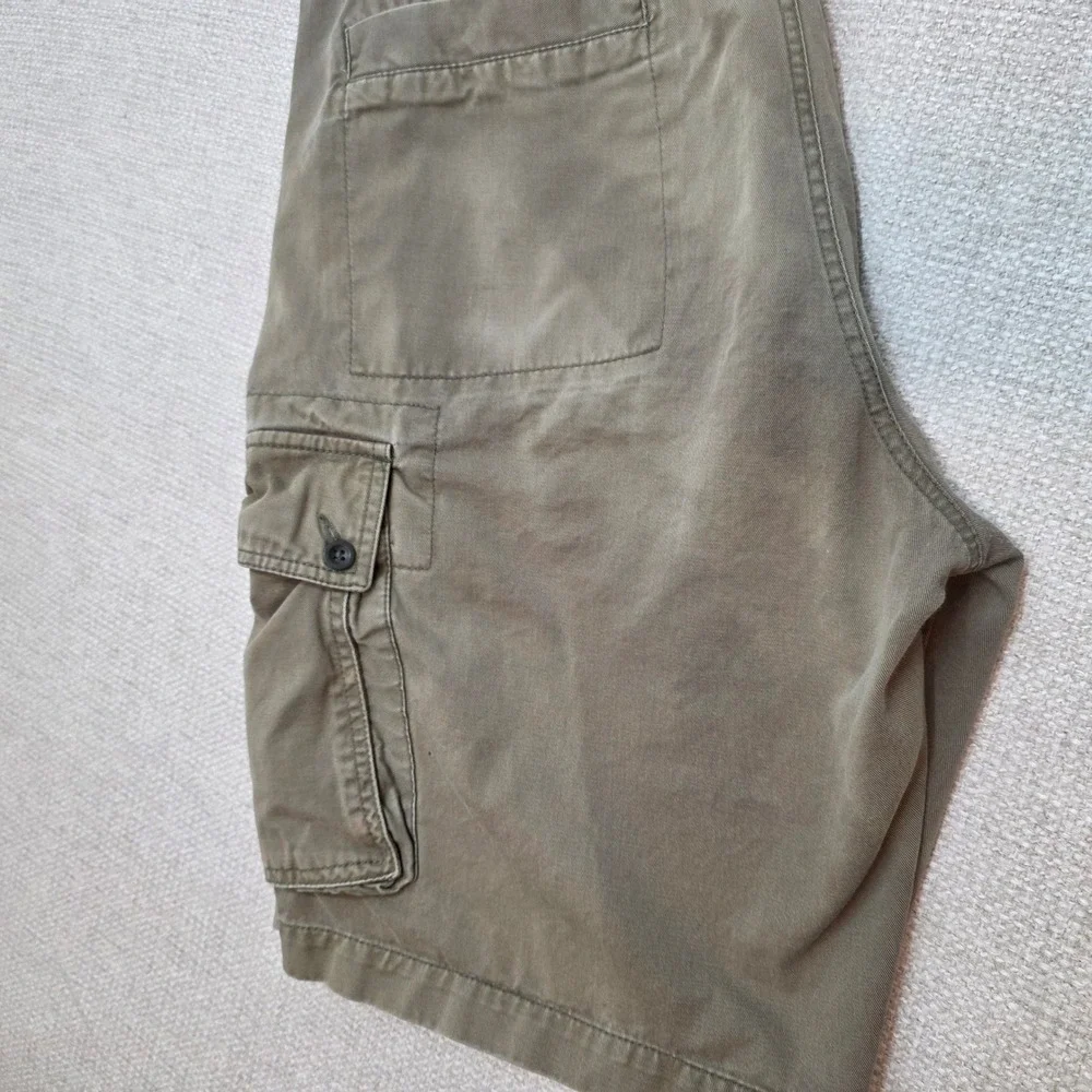 Timberland Scout Cargo Shorts Mens Khaki Size 38 Cotton Utility Pockets